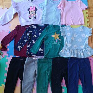 Toddler girl clothes 4T - 12 pieces bundle